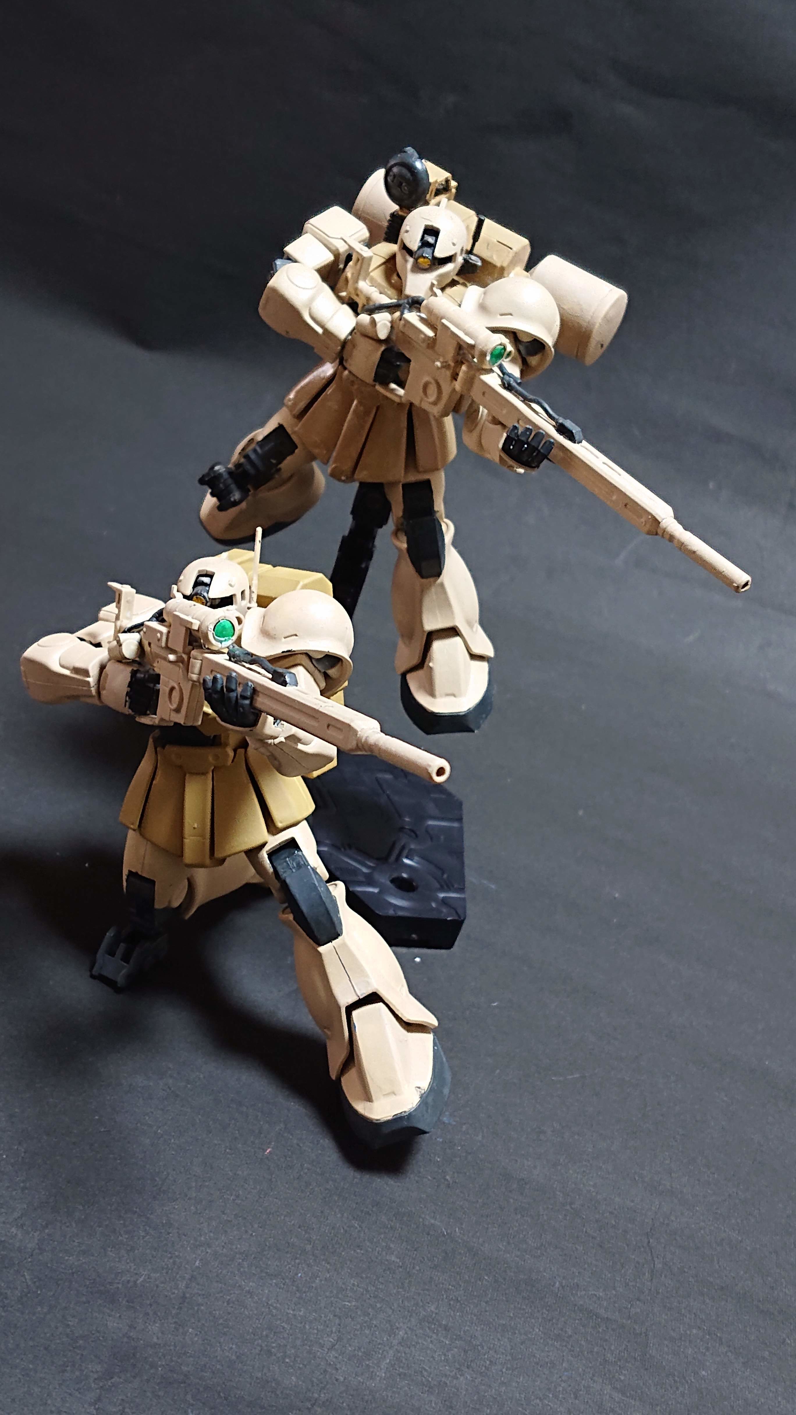 ガンプラ披露 Hg 1 144 ザク ザク スナイパー ぶちちゃんねるａ